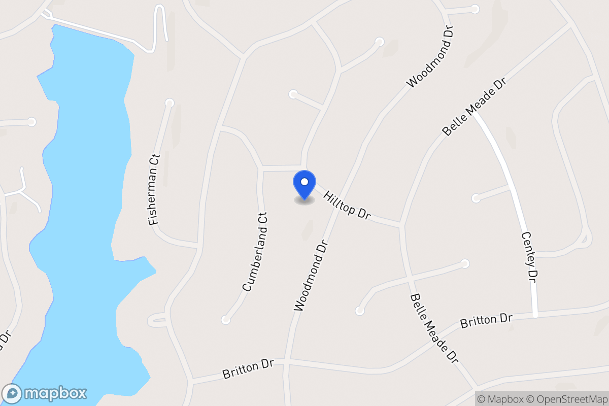 Map of 5112 Hilltop Dr