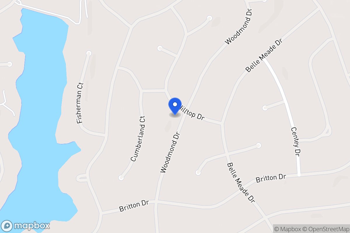 Map of 5113 Hilltop Dr