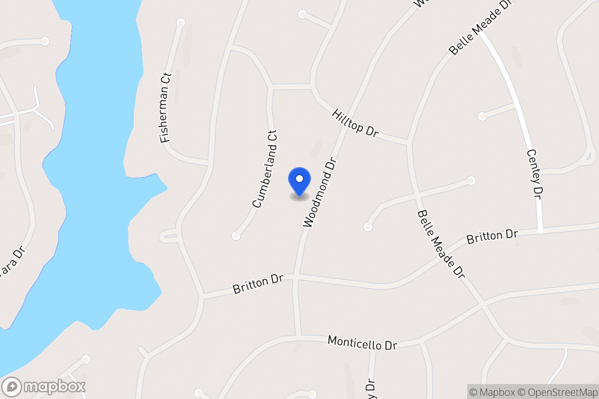 Map of 5119 Woodmond Dr