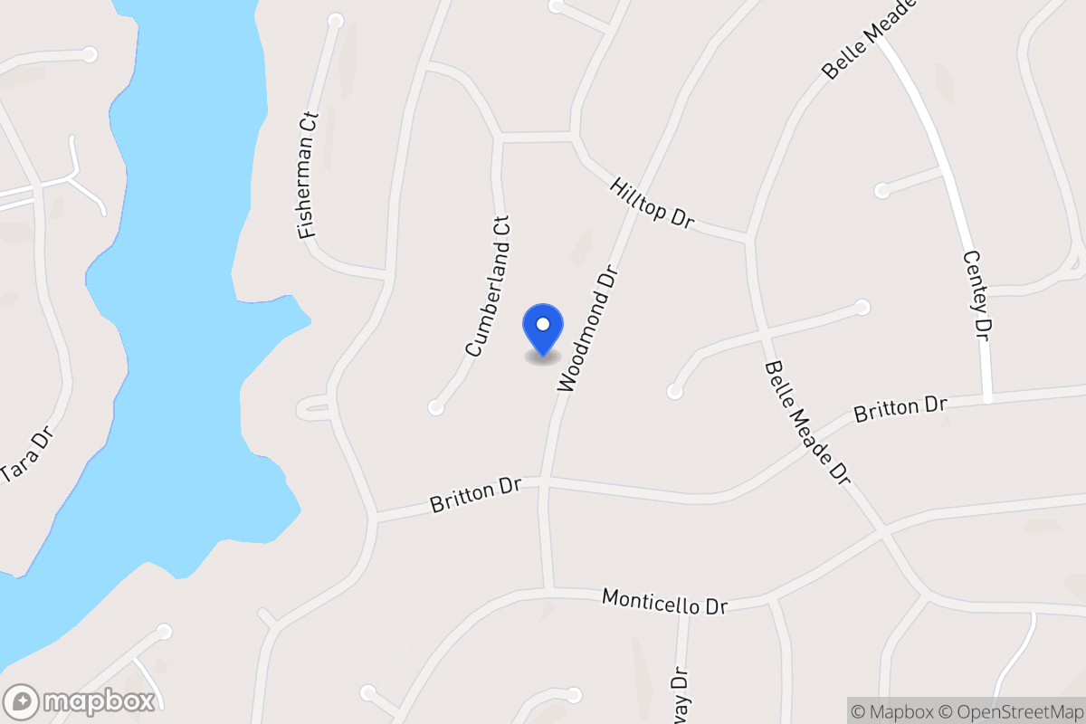 Map of 5120 Woodmond Dr