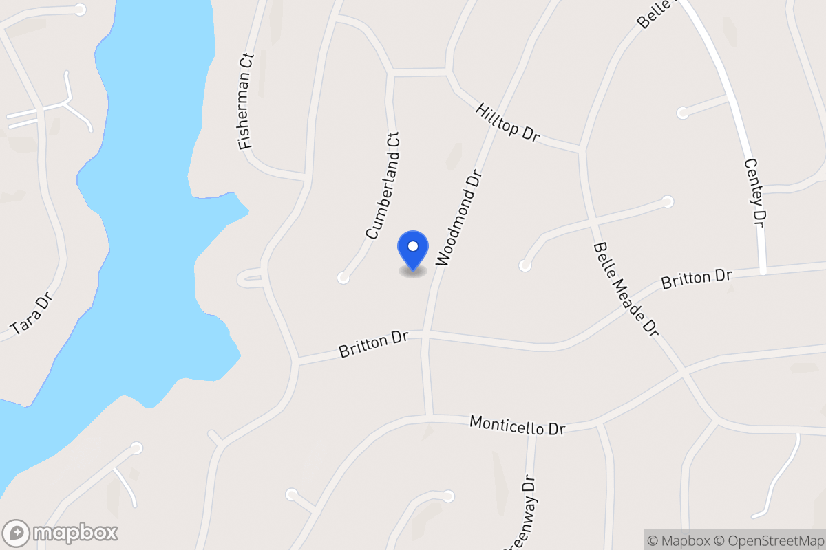 Map of 5122 Woodmond Dr