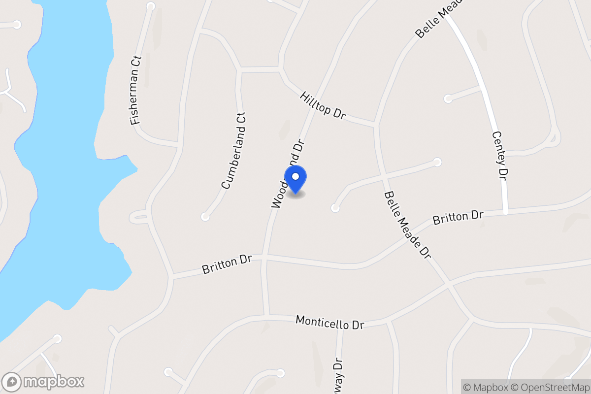Map of 5127 Woodmond Dr