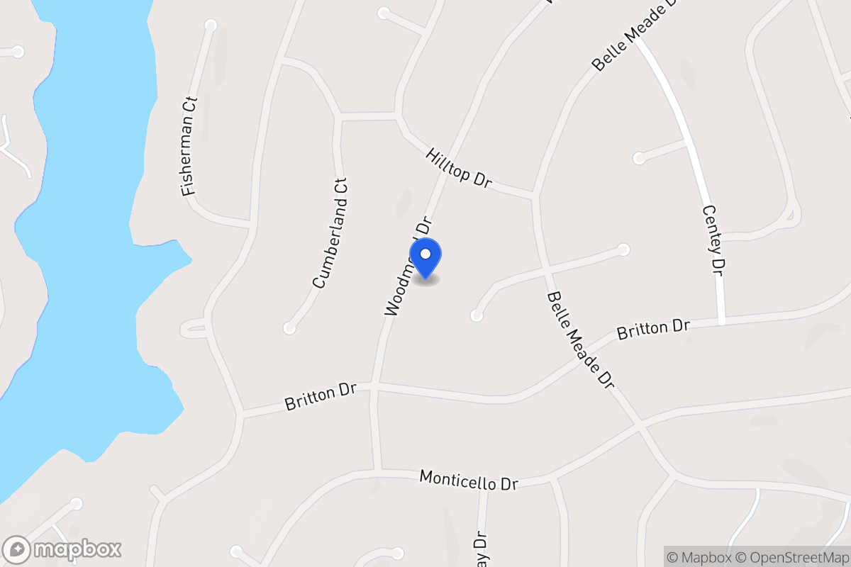 Map of 5128 Woodmond Dr