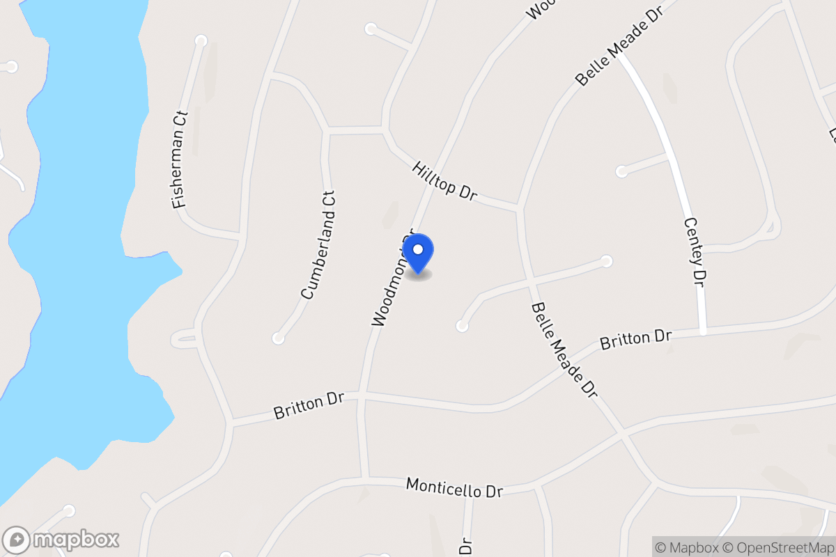 Map of 5129 Woodmond Dr