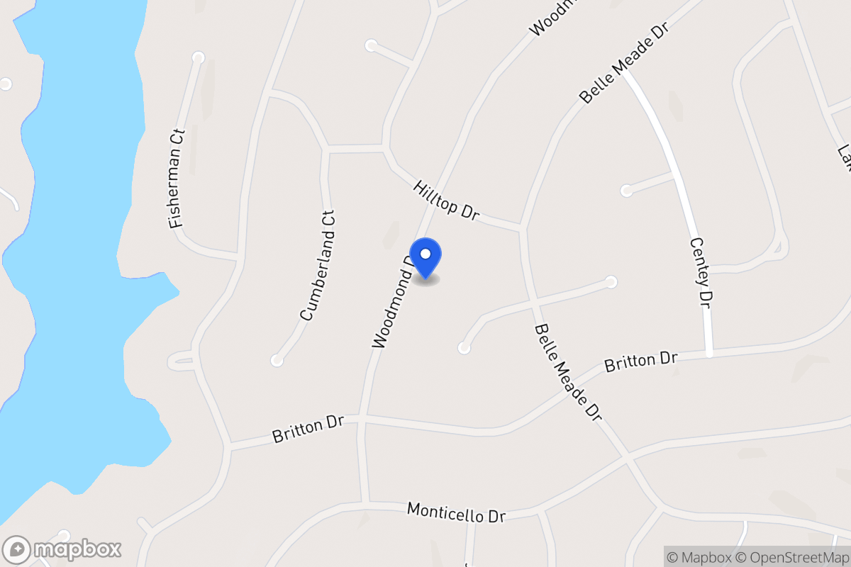 Map of 5130 Woodmond Dr