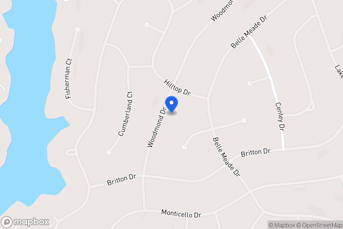 Map of 5131 Woodmond Dr