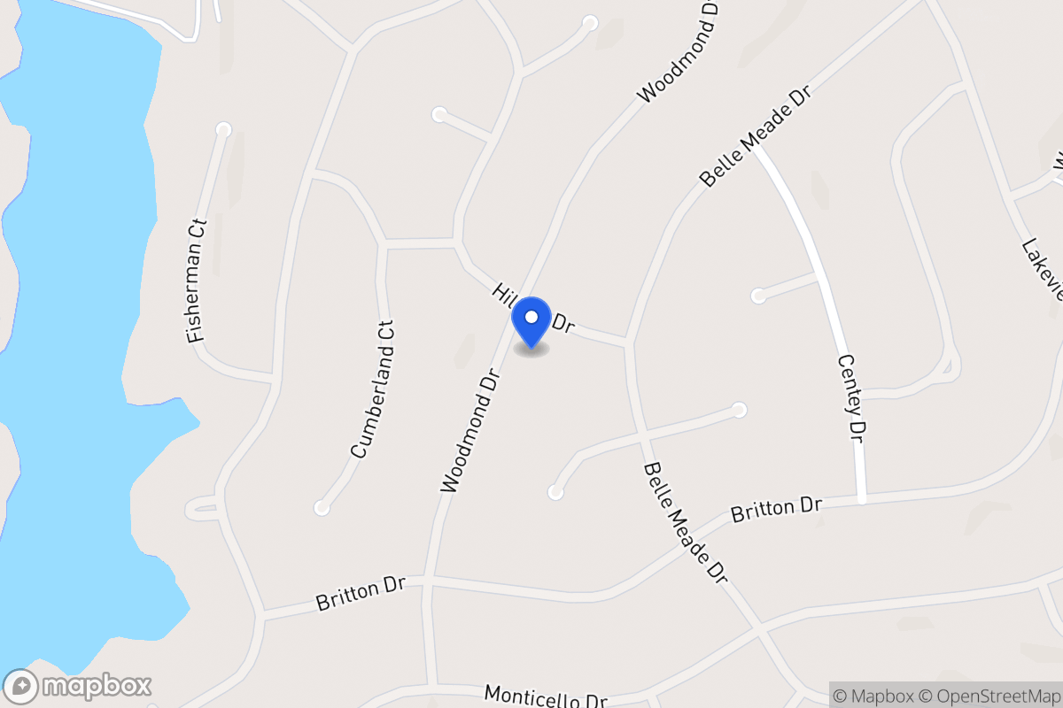 Map of 5133 Woodmond Dr