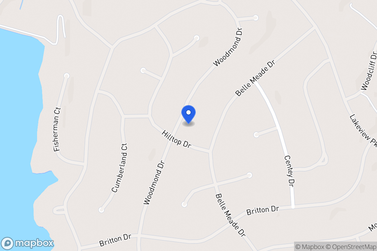 Map of 5135 Woodmond Dr