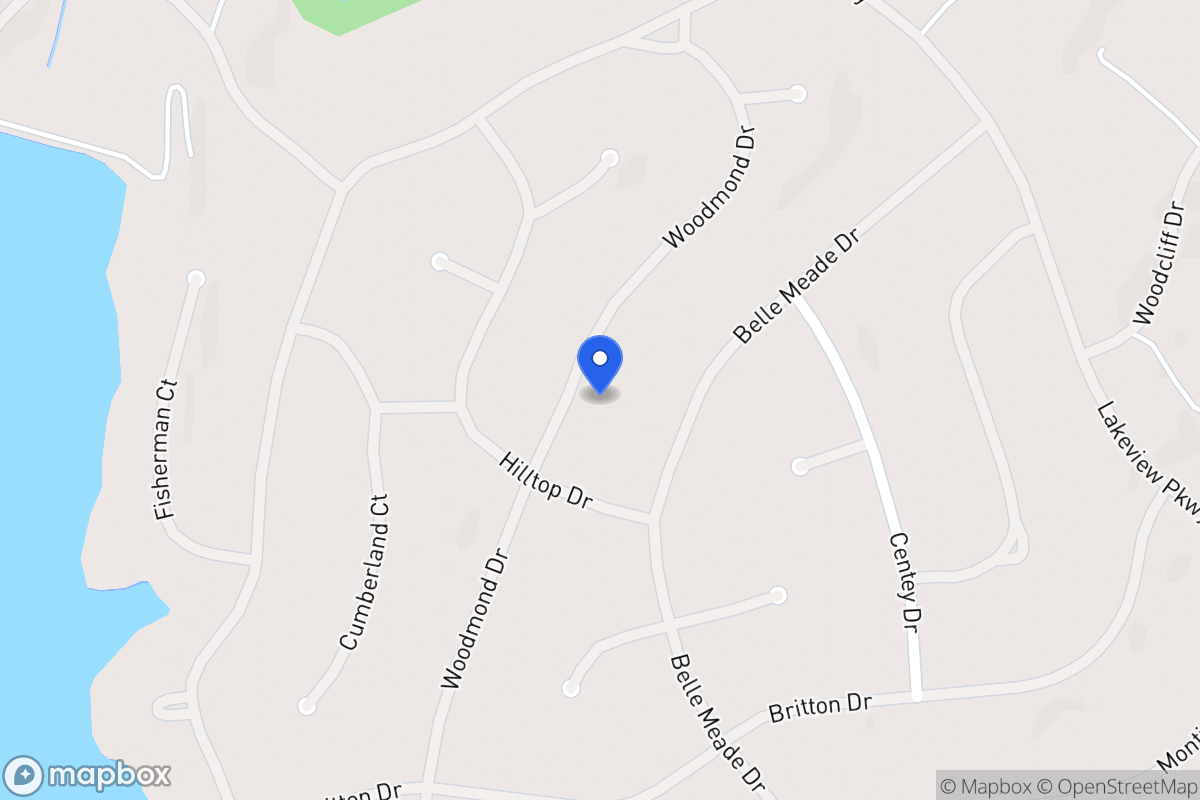 Map of 5136 Woodmond Dr