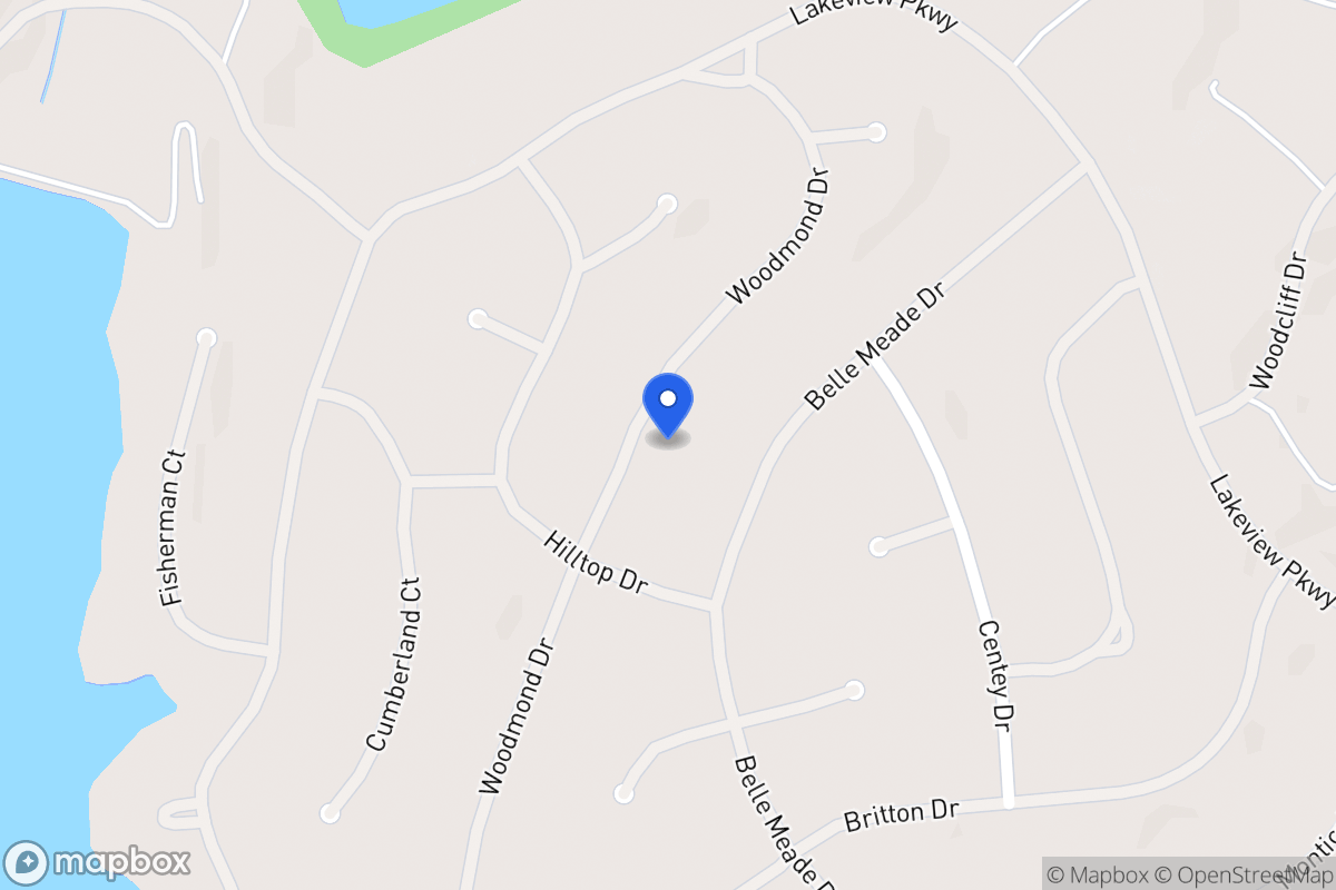 Map of 5137 Woodmond Dr