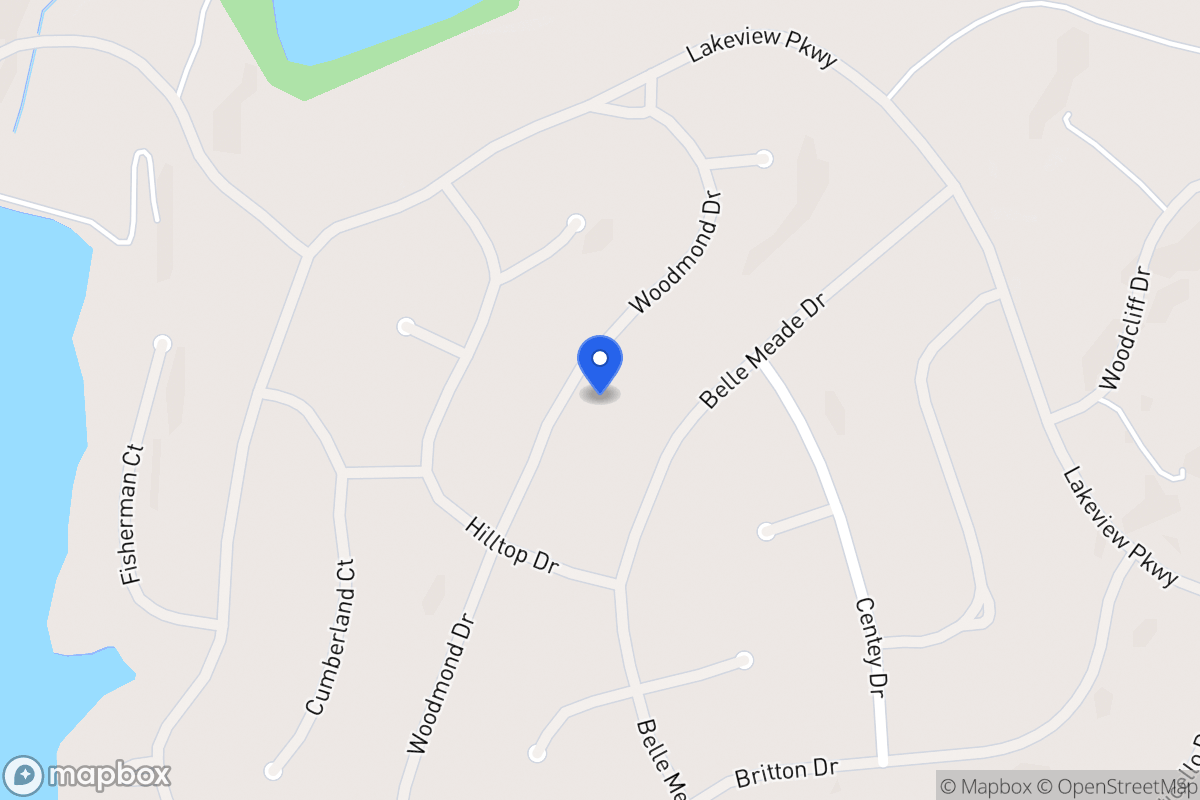 Map of 5139 Woodmond Dr