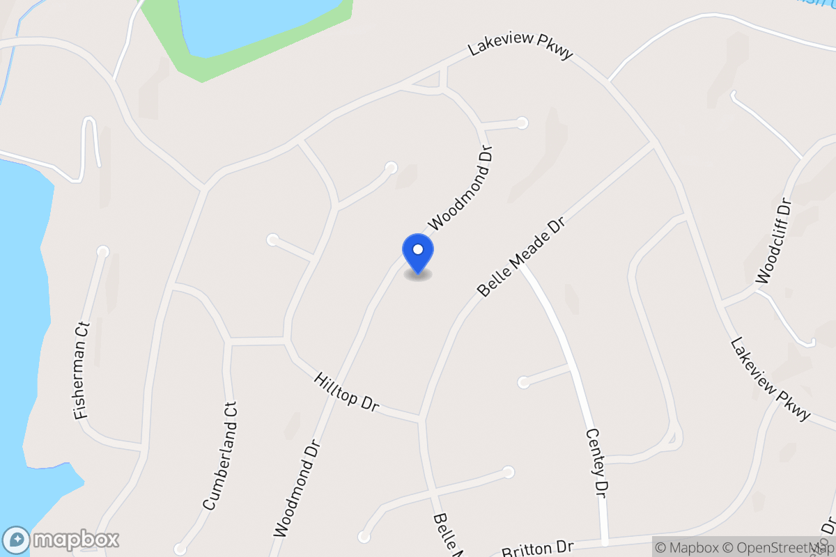 Map of 5140 Woodmond Dr
