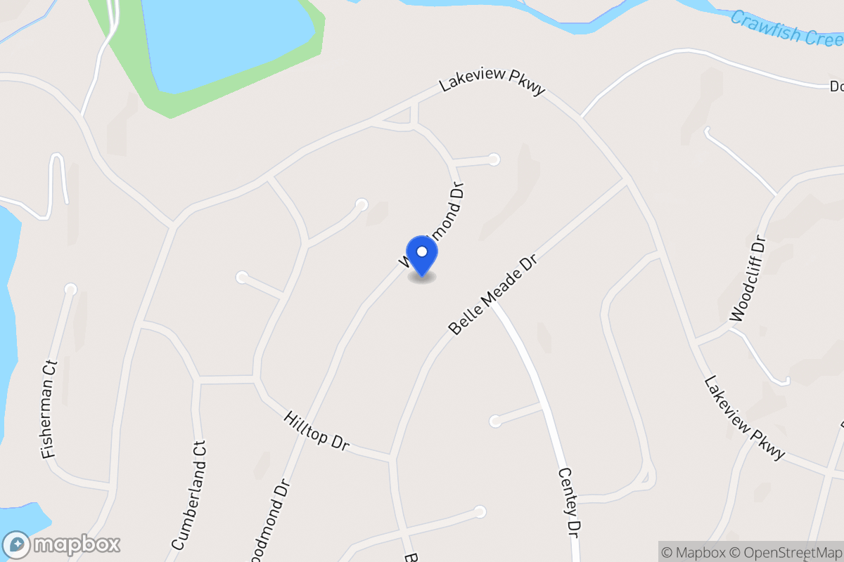 Map of 5143 Woodmond Dr