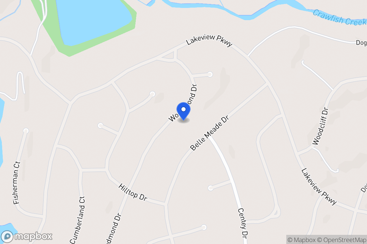Map of 5144 Woodmond Dr