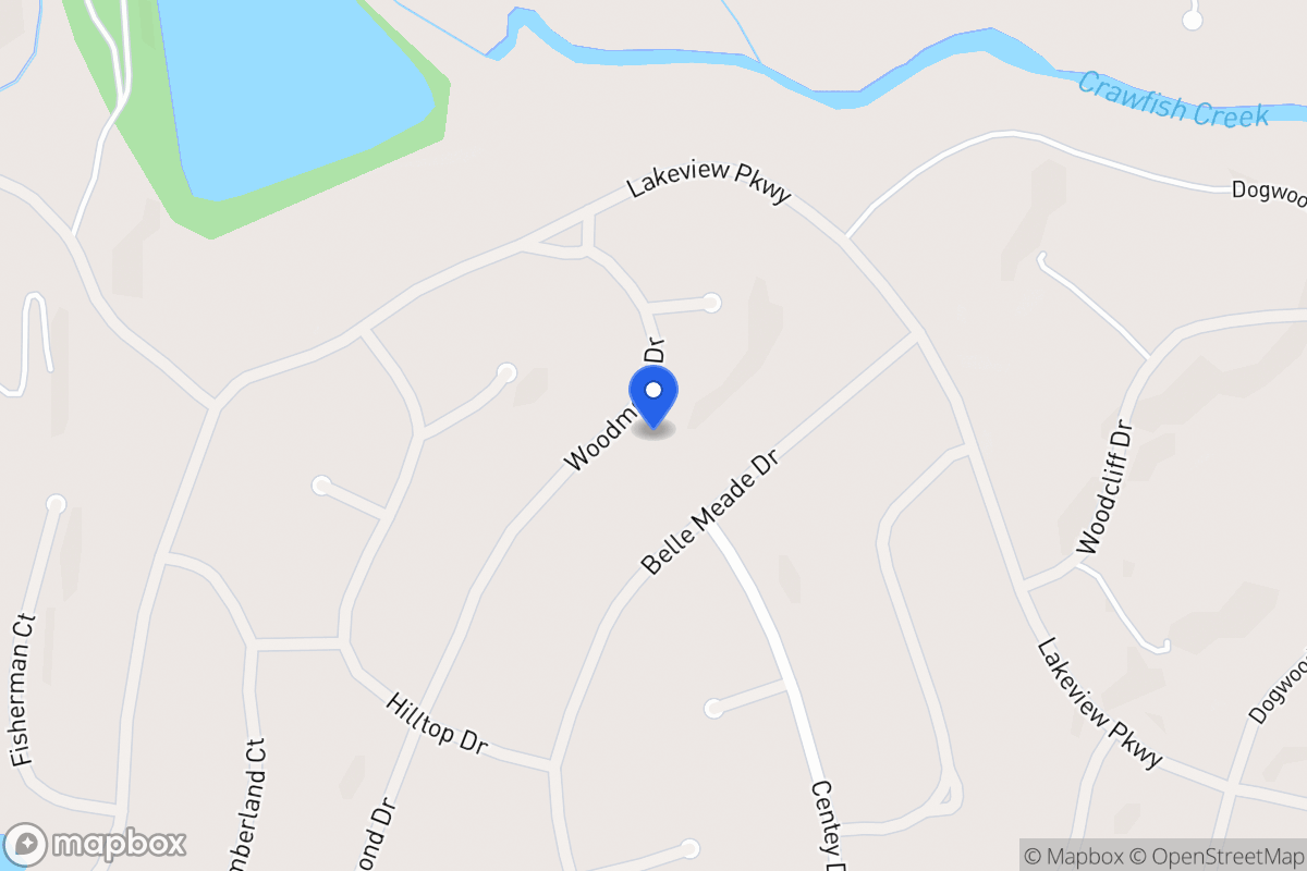 Map of 5146 Woodmond Dr