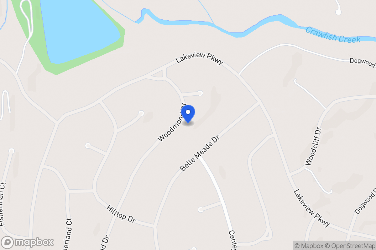 Map of 5147 Woodmond Dr