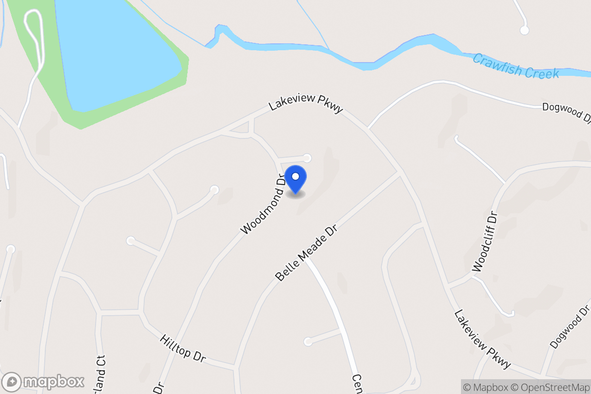 Map of 5148 Woodmond Dr