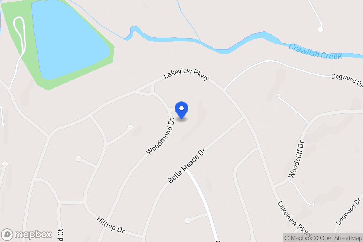 Map of 5149 Woodmond Dr