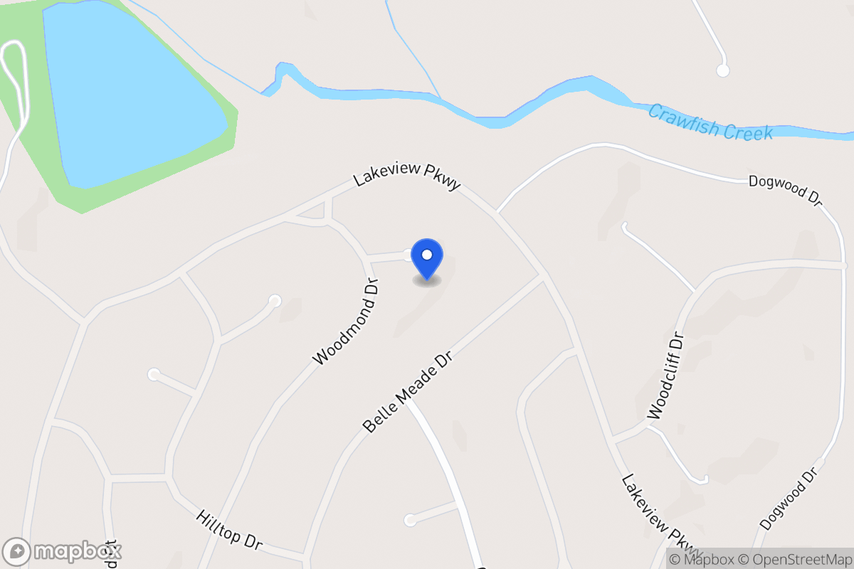 Map of 5151 Woodmont Ct