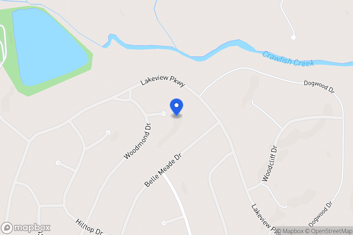 Map of 5152 Woodmont Ct