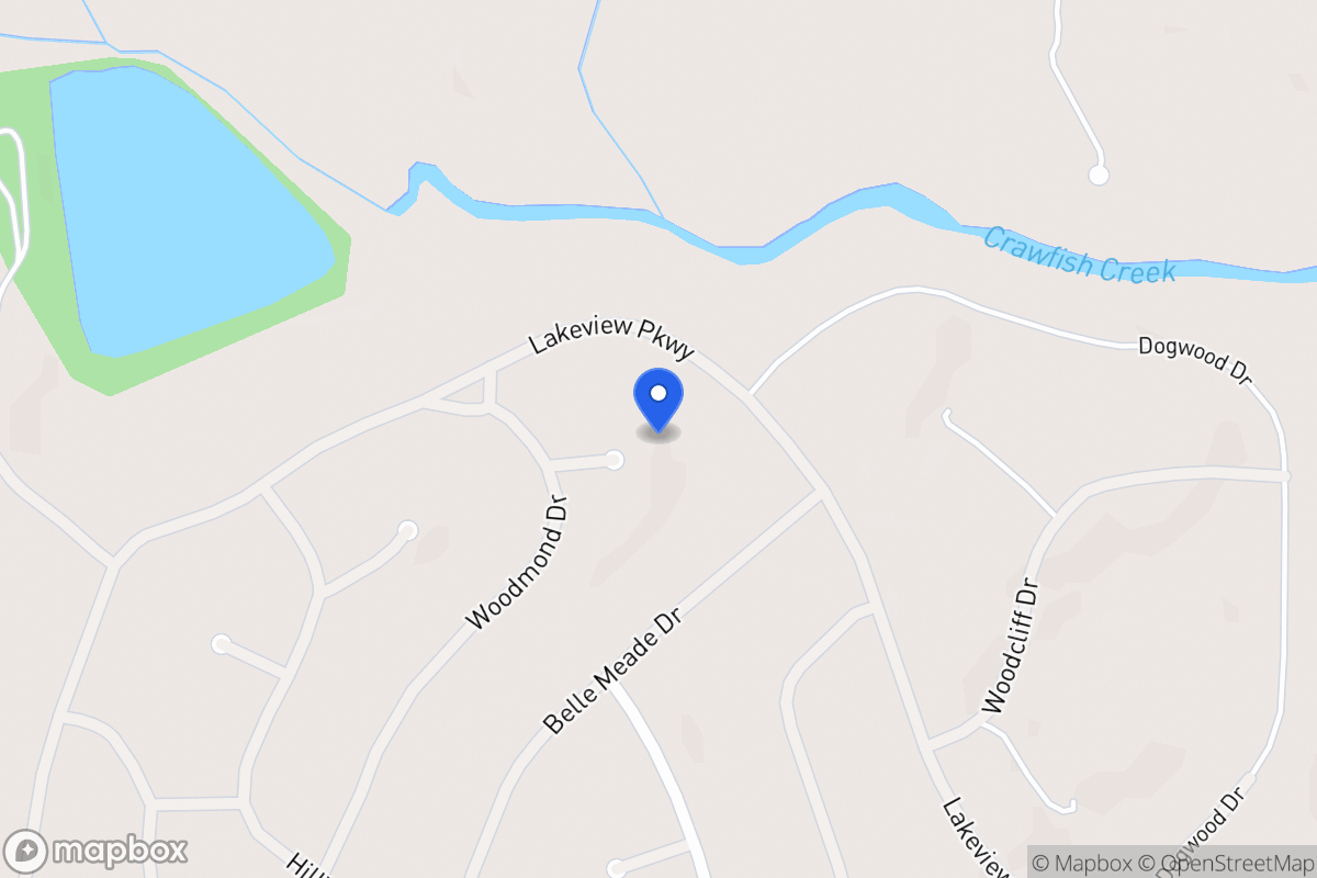Map of 5153 Woodmont Ct