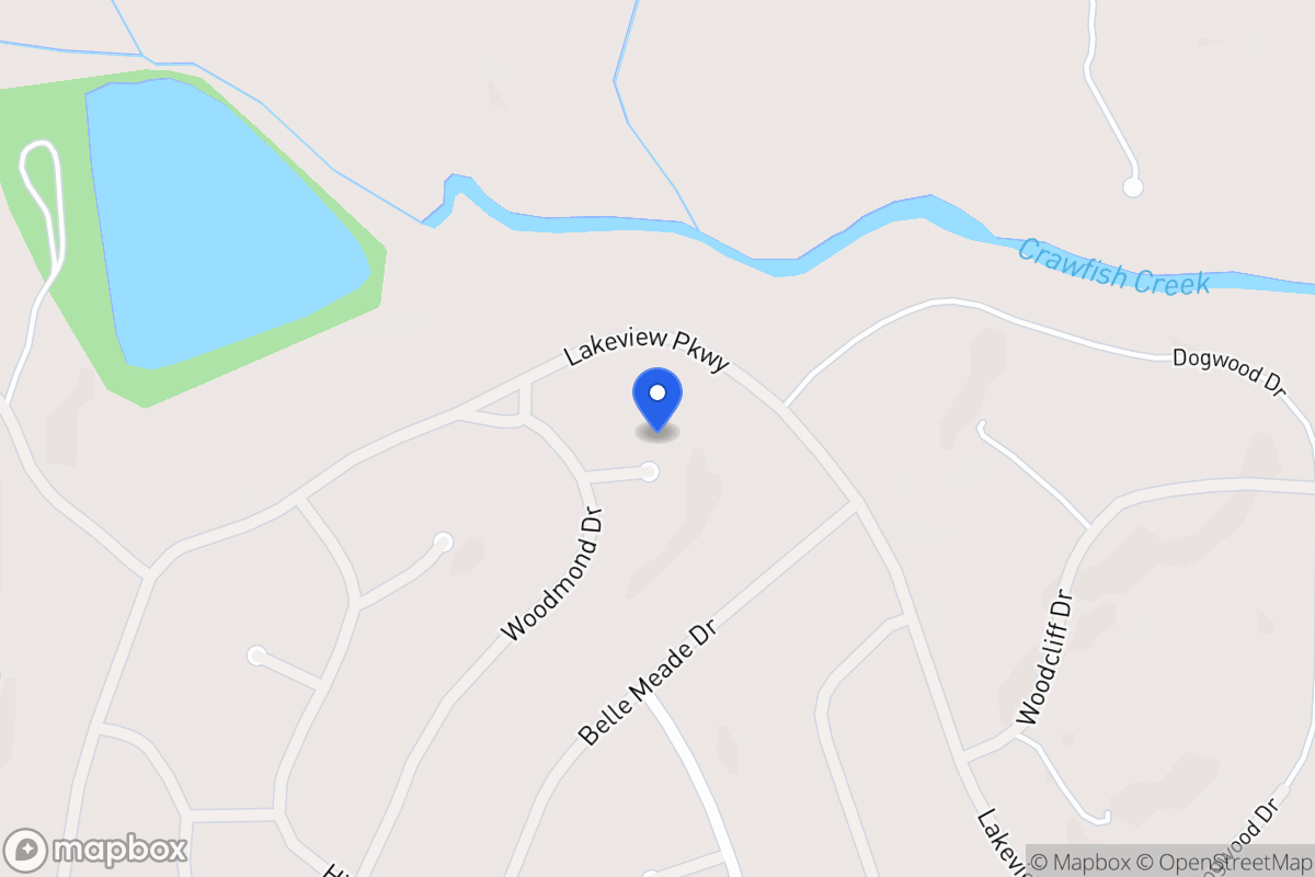 Map of 5154 Woodmont Ct