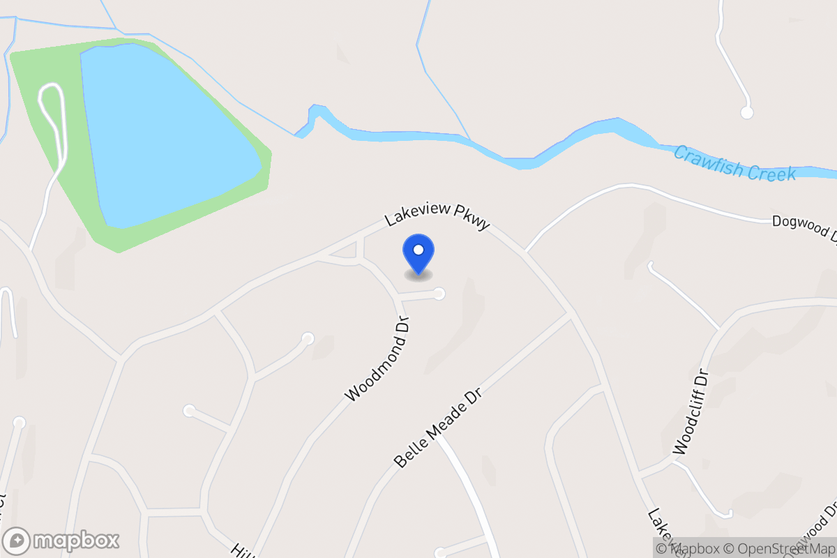 Map of 5155 Woodmont Ct