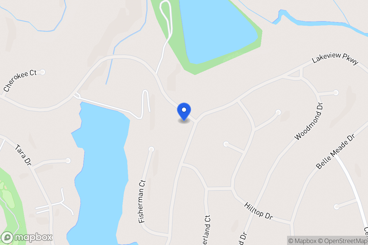 Map of 5174 Woodmont Dr