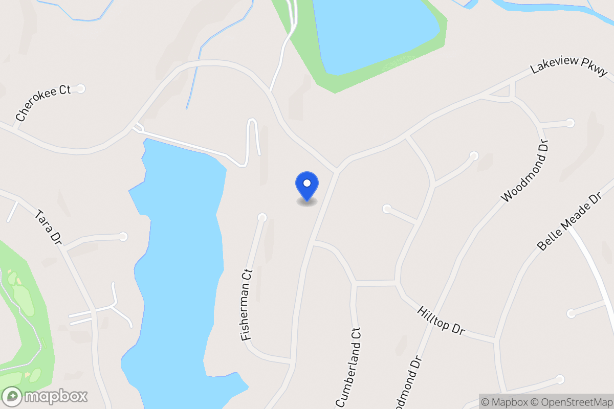 Map of 5176 Woodmont Dr