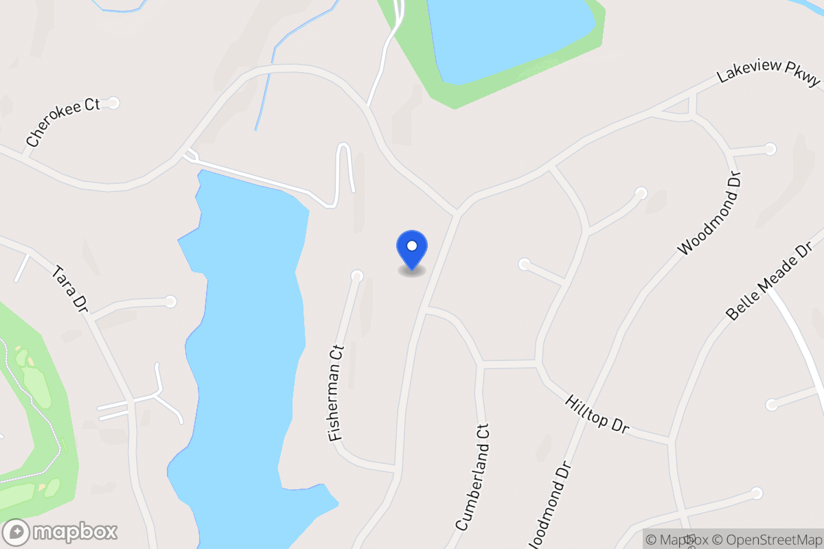 Map of 5177 Woodmont Dr