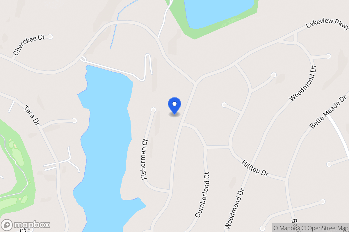 Map of 5178 Woodmont Dr