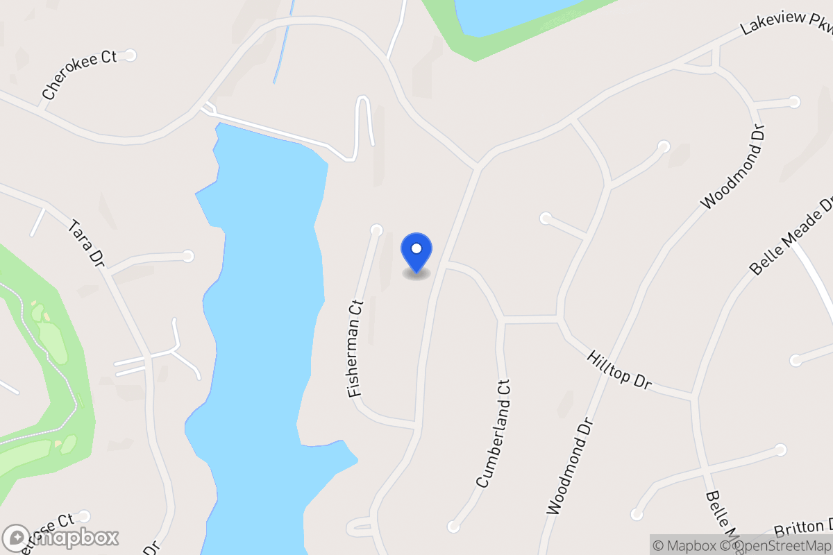 Map of 5180 Woodmont Dr