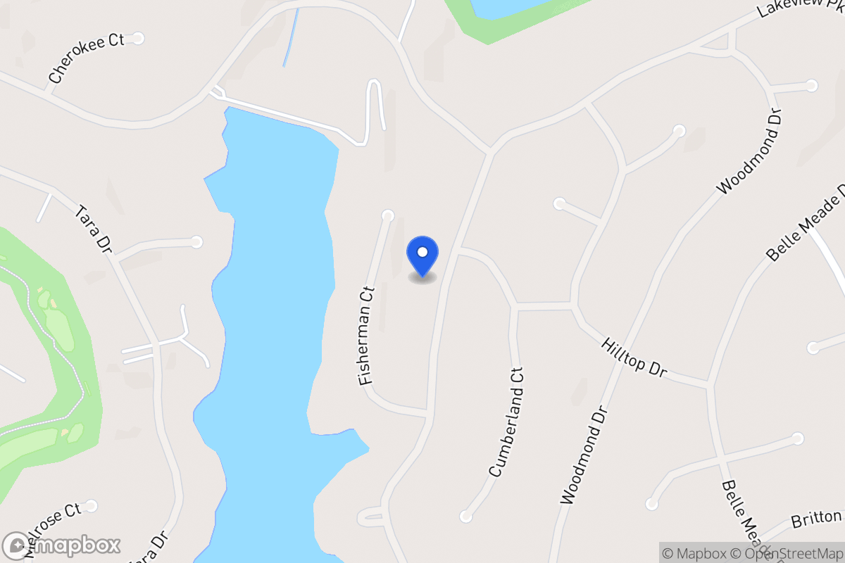 Map of 5181 Woodmont Dr