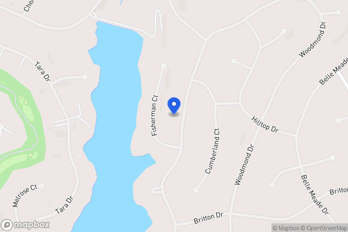Map of 5184 Woodmont Dr