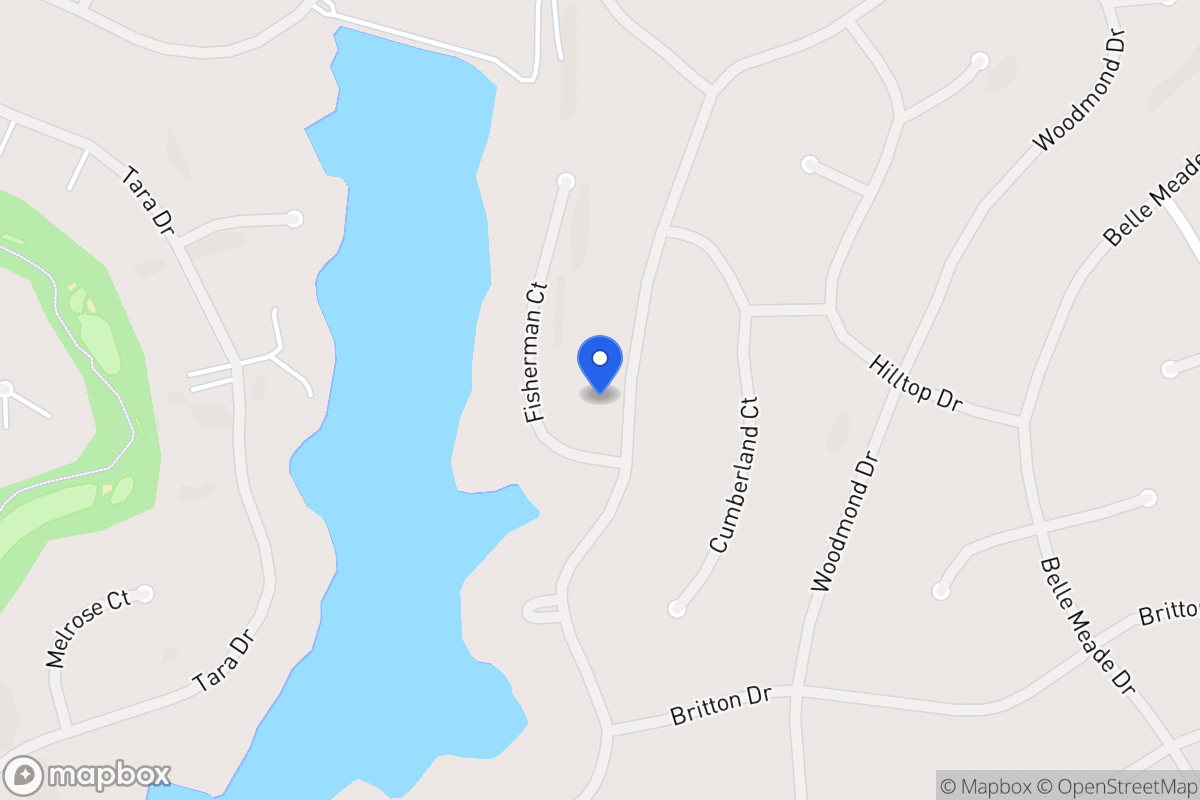 Map of 5186 Woodmont Dr