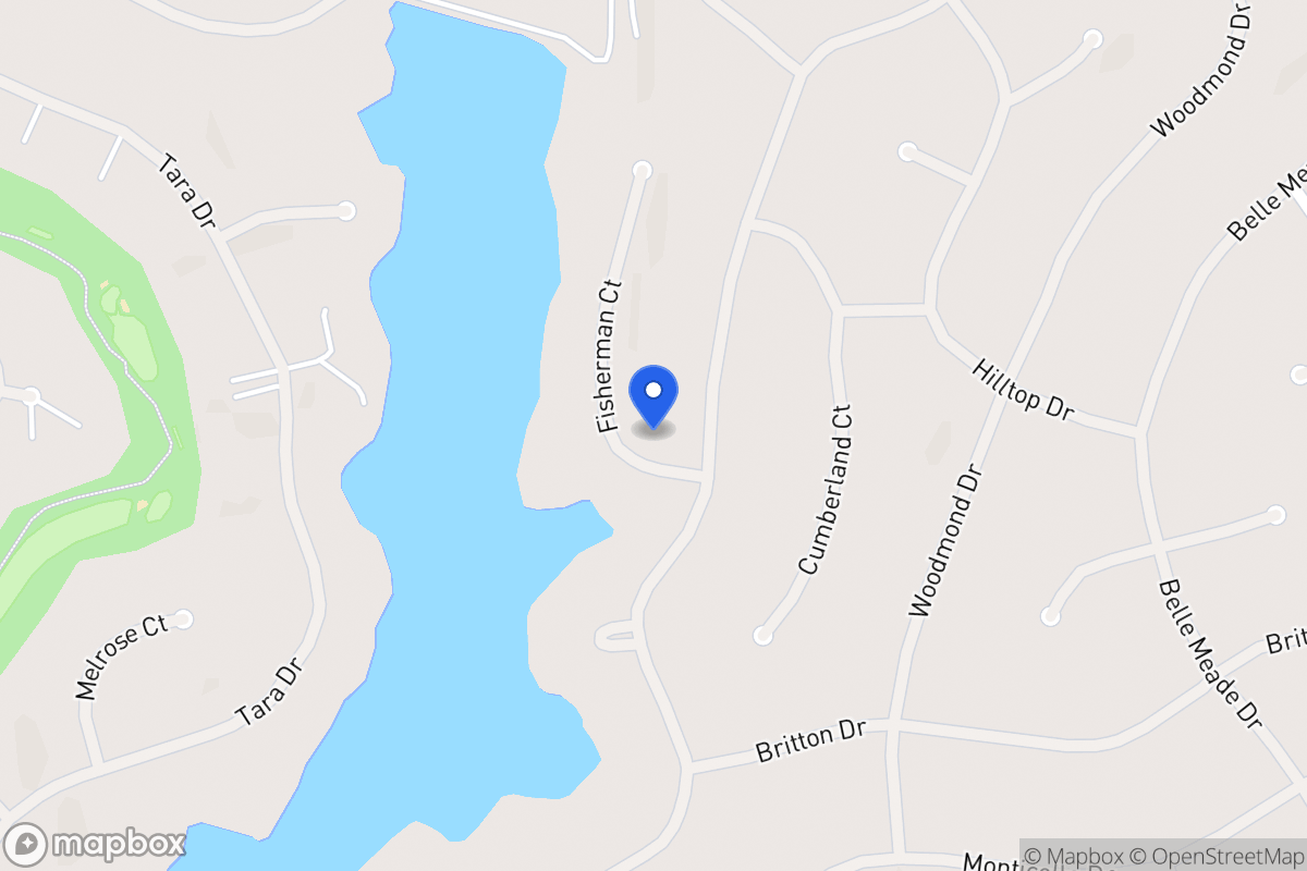 Map of 5187 Woodmont Dr