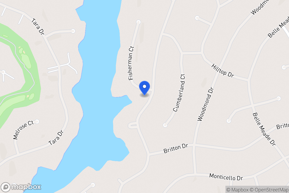 Map of 5188 Woodmont Dr