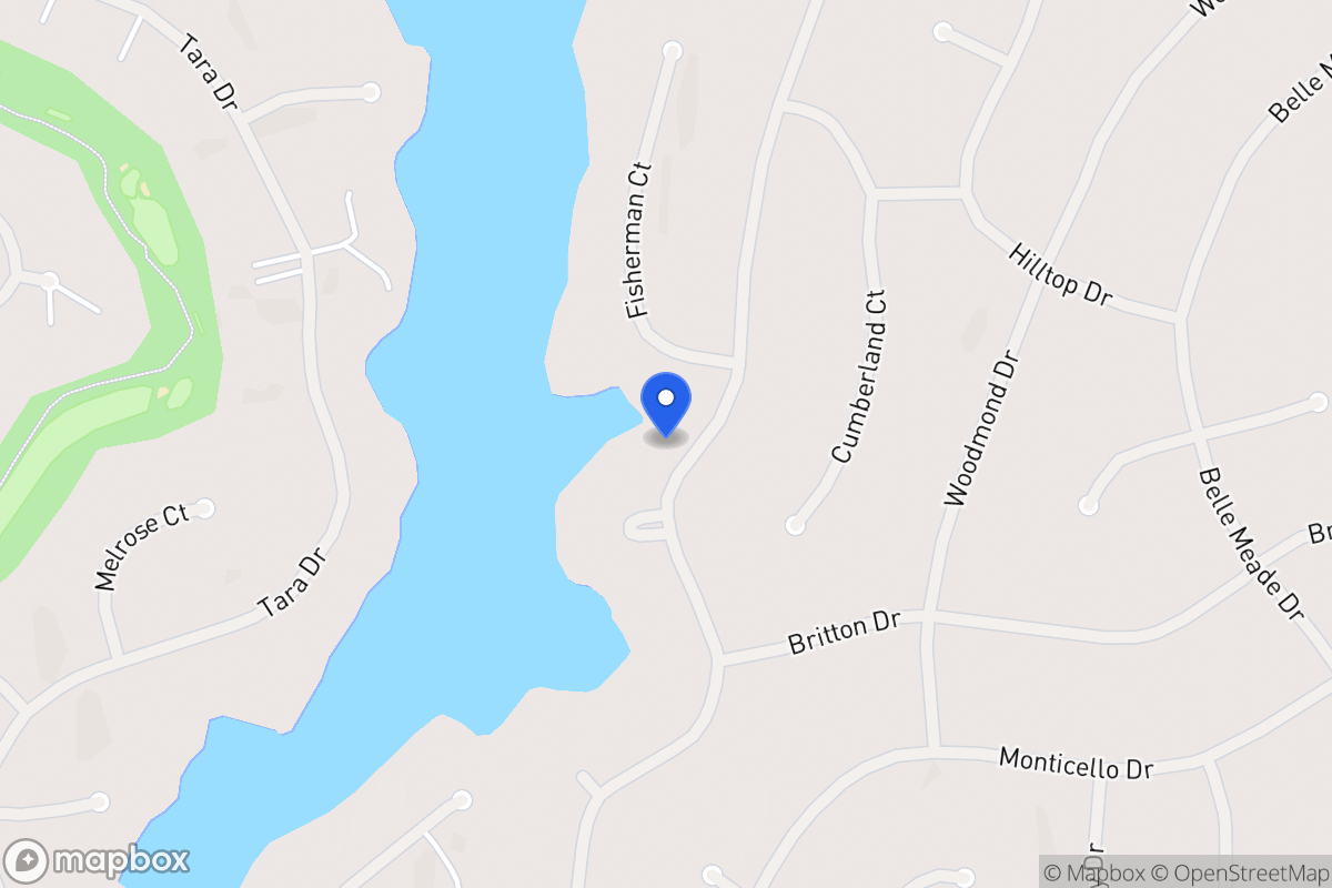 Map of 5190 Woodmont Dr
