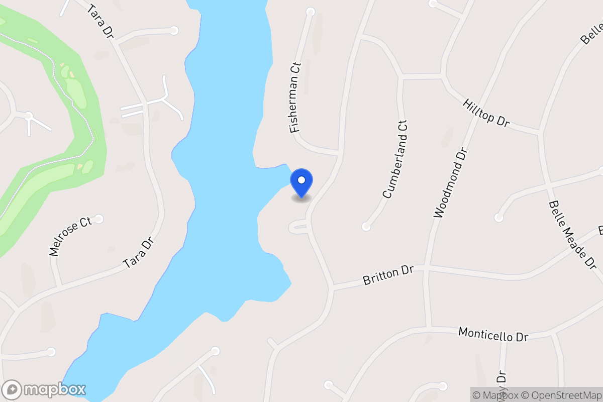 Map of 5191 Woodmont Dr
