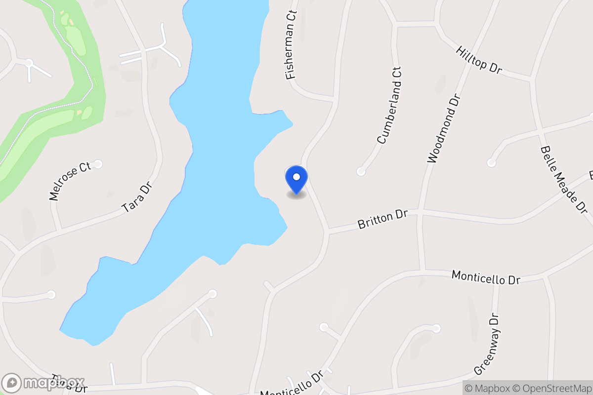 Map of 5197 Woodmont Dr