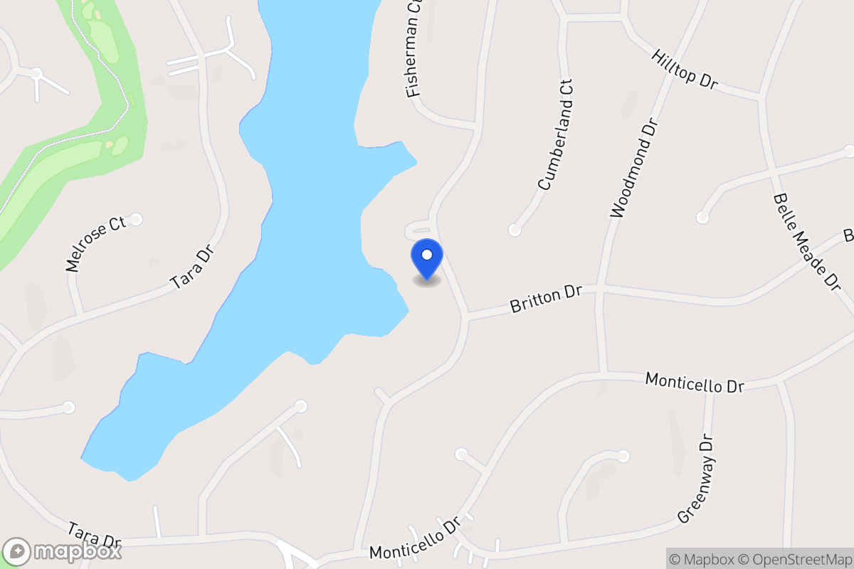 Map of 5198 Woodmont Dr