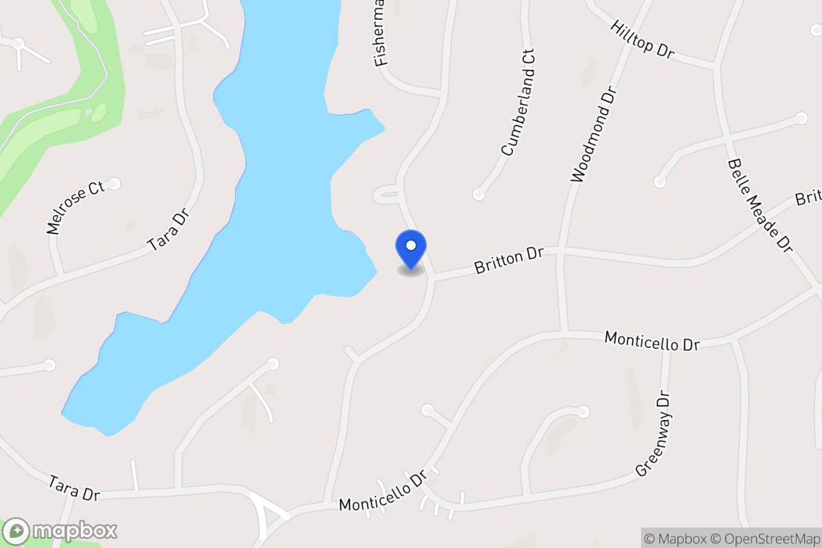 Map of 5200 Woodmont Dr