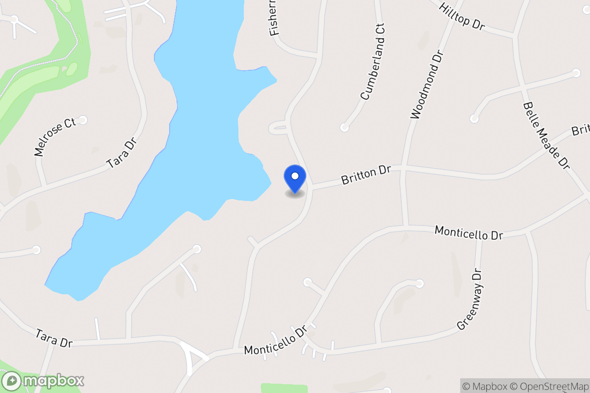 Map of 5201 Woodmont Dr