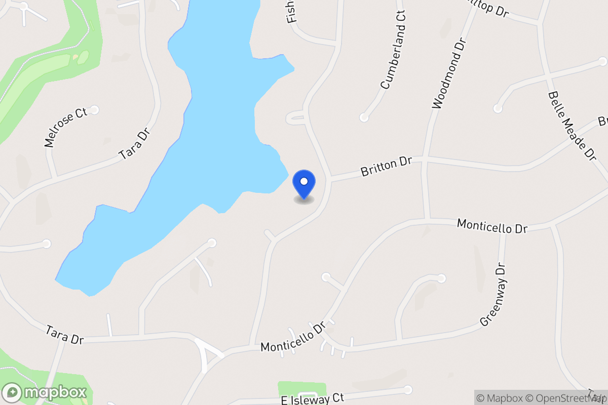 Map of 5202 Woodmont Dr