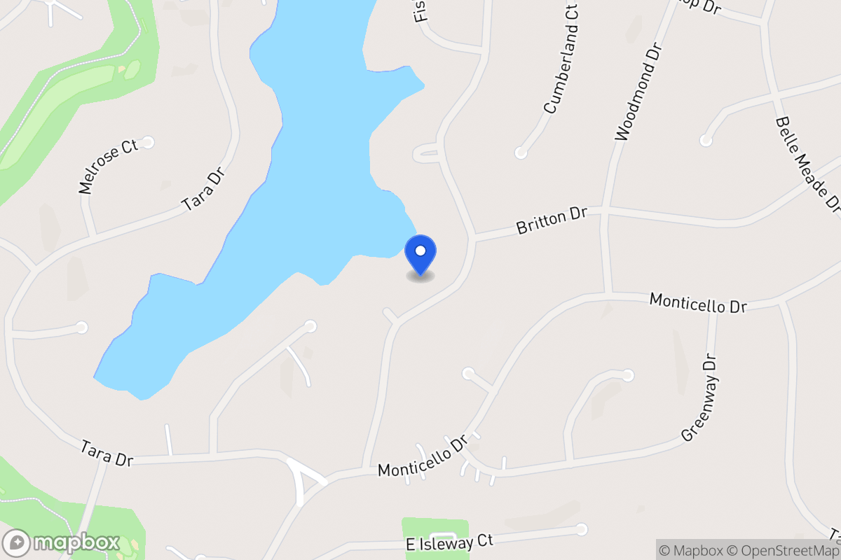 Map of 5203 Woodmont Dr