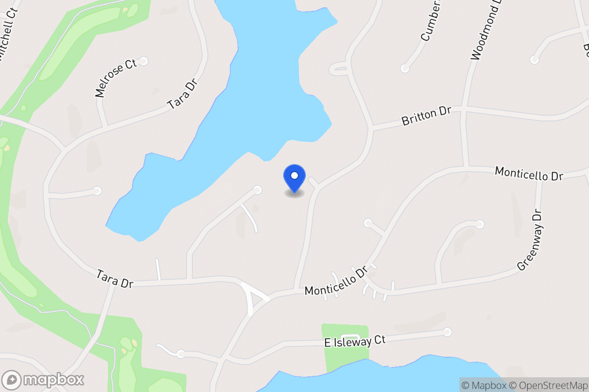 Map of 5209 Woodmont Dr
