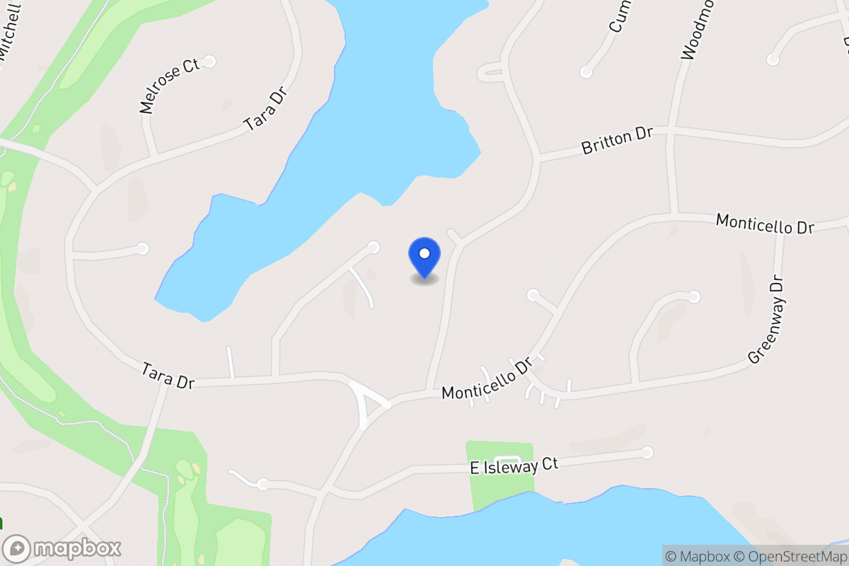 Map of 5210 Woodmont Dr