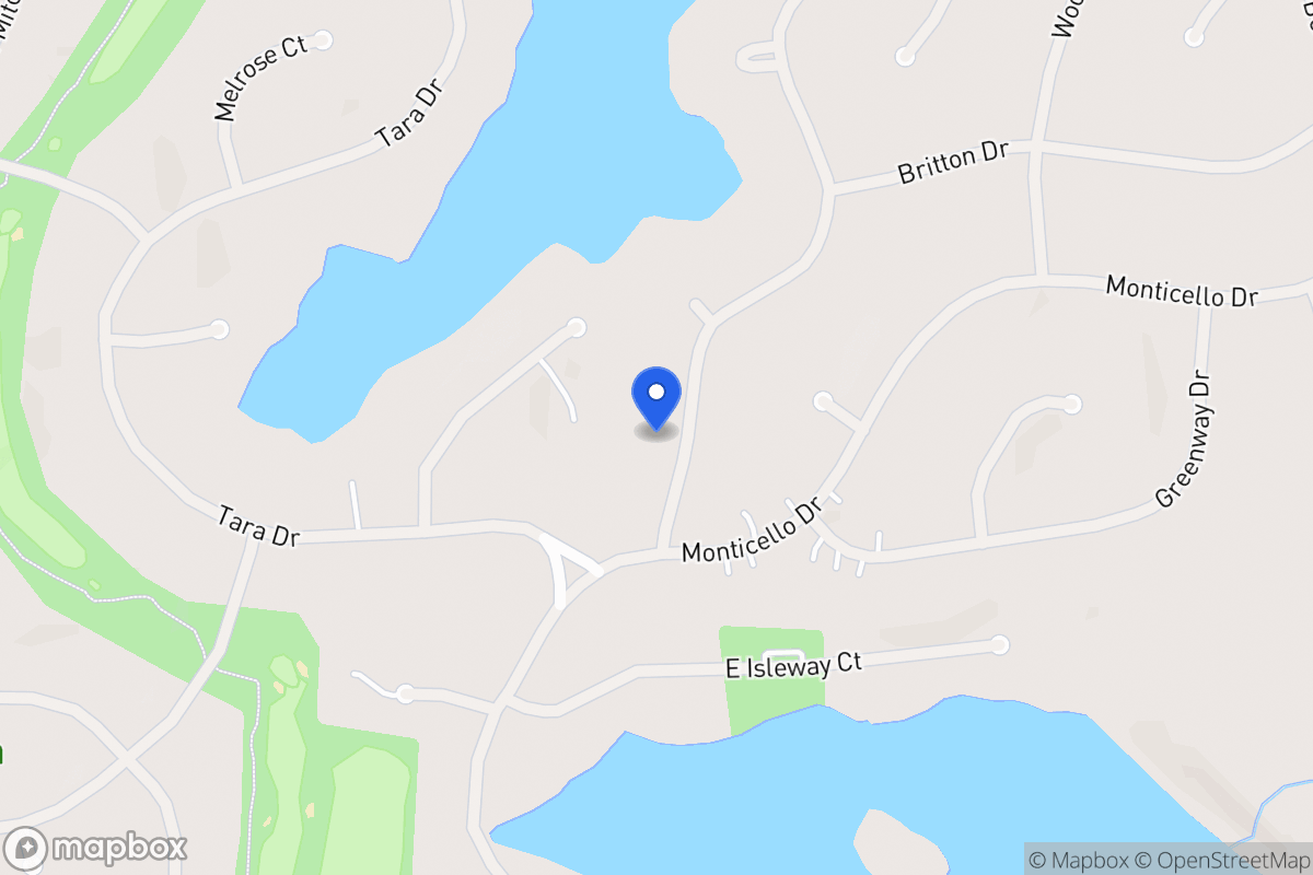 Map of 5212 Woodmont Dr