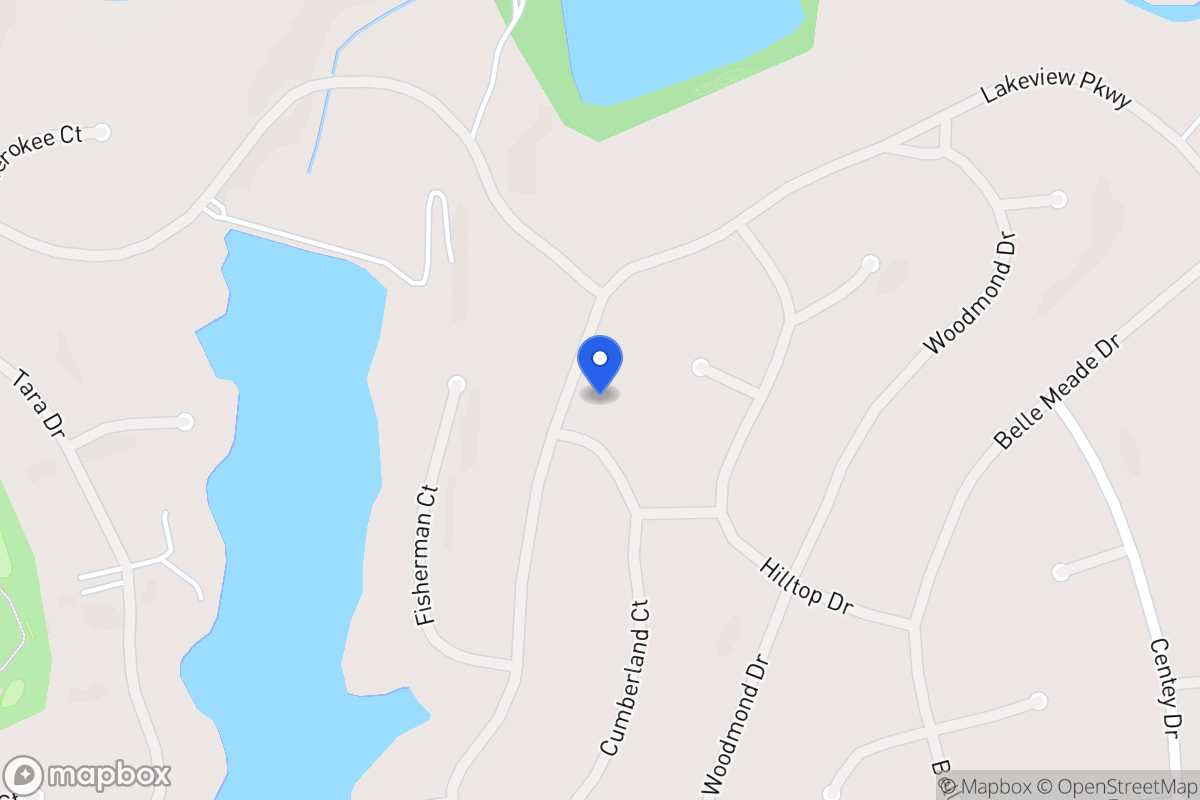 Map of 5216 Woodmont Dr