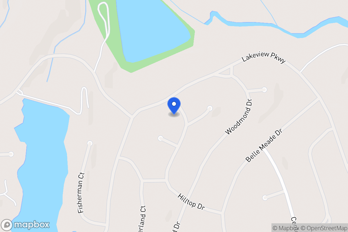 Map of 5225 Hilltop Dr